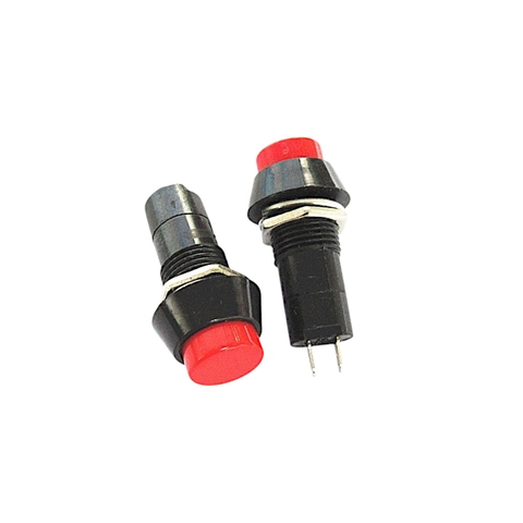 Công Tắc Nhấn Giữ và Nhấn Nhả PBS-11A 12mm 2 Chân Cắm Loại Tốt