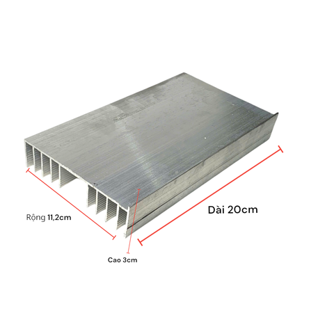 Tản Nhiệt Nhôm 10 Cánh - Kích Thước 20cm - 25cm - 30cm