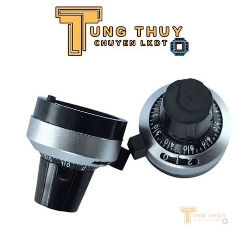 Núm Vặn Biến Trở Núm Chiết Áp WXD3 Chia Số Kèm Lục Giác