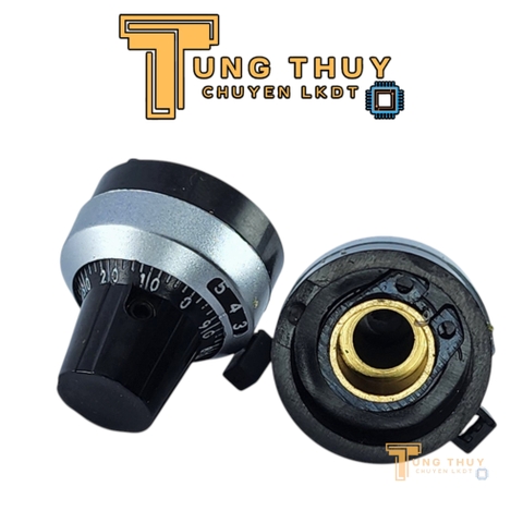 Núm Vặn Biến Trở Núm Chiết Áp WXD3 Chia Số Kèm Lục Giác