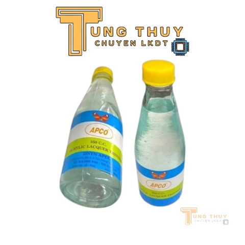 Nước Rửa Mạch Main Điện Tử 350ml Axeton Chai Thuỷ Tinh