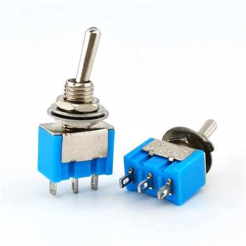 Công Tắc Gạt MTS 102 103 202 203 – 3 và 6 Chân – 6A 125V – 2/3 Trạng Thái – Đảo Chiều Motor