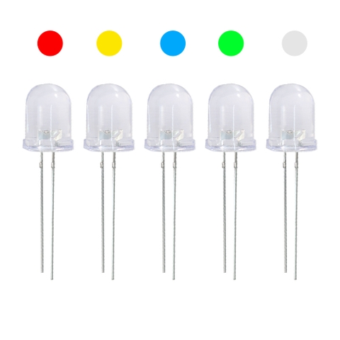 Combo 10 Con LED Siêu Sáng Phi 10 (10mm) Các Loại Màu