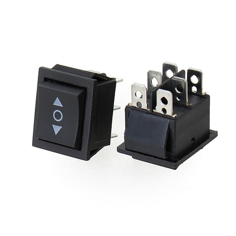 Công Tắc Nhấn Nhả ( Tự Động Hồi ) KCD4 15A - 250v 6 Chân 3 Chế Độ Đảo Chiều