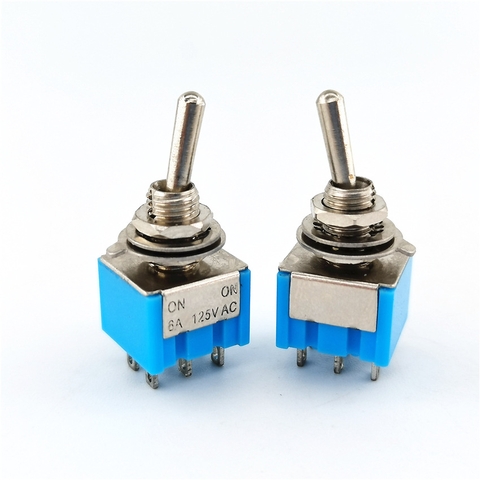 Công Tắc Gạt MTS 102 103 202 203 – 3 và 6 Chân – 6A 125V – 2/3 Trạng Thái – Đảo Chiều Motor