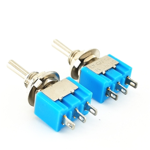 Công Tắc Gạt MTS 102 103 202 203 – 3 và 6 Chân – 6A 125V – 2/3 Trạng Thái – Đảo Chiều Motor