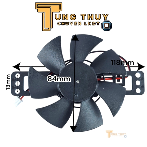 Quạt Tản Nhiệt Bếp Từ 18VDC Sải Cánh 8cm