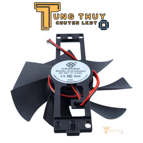 Quạt Tản Nhiệt Bếp Từ 18VDC Sải Cánh 11cm