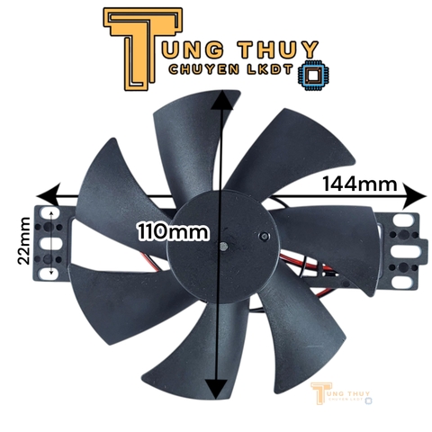 Quạt Tản Nhiệt Bếp Từ 18VDC Sải Cánh 11cm