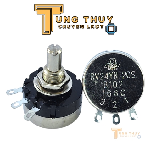 Chiết Áp 2W TOCOS Chất Lượng Cao Từ 1K - 500K  Đơn 3 Chân