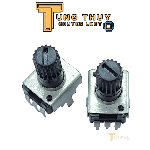 Chiết Áp Vuông Đen 3 Chân Cán Tròn Dài 20mm 10K 20K