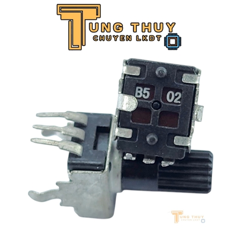 Chiết Áp Vuông Đen 3 Chân Cán Tròn Dài 20mm 10K 20K