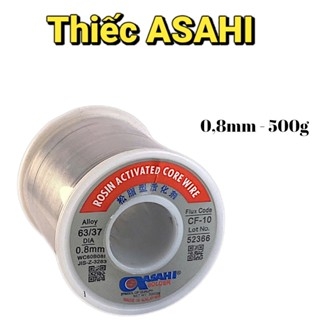 Thiếc Hàn Không Khói Chất Lượng Cao ASAHI Thành Phần 63/37 Sợi 0,6mm và 0,8mm