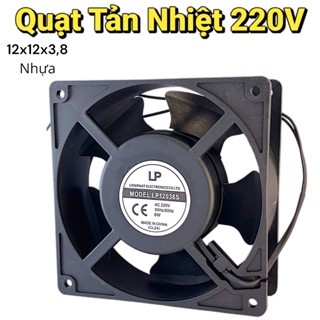 Quạt Tản Nhiệt 220v Kích Thước 12cm x 12cm Khung Nhựa Tốc Độ Cao