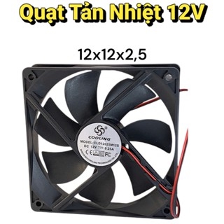 Quạt Tản Nhiệt 12V và 24V Kích Thước12cm x 12cm Loại Tốt