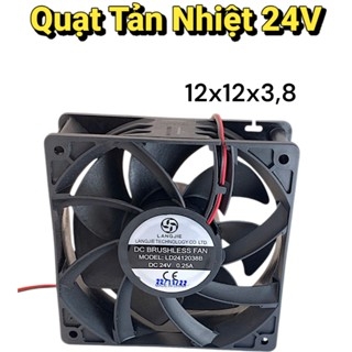Quạt Tản Nhiệt 12V và 24V Kích Thước12cm x 12cm Loại Tốt