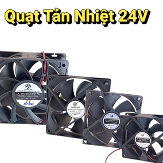 Quạt Tản Nhiệt 12V và 24V 9cm x 9cm x2,5cm Loại Tốt