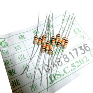 Điện Trở Vạch 1/4W 5% Các Giá Trị Từ 0,5R - 75K Gói 100 Con