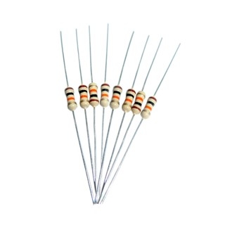 Điện Trở Vạch 1/4W 5% Các Giá Trị Từ 0,5R - 75K Gói 100 Con