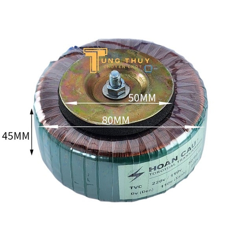 Biến áp đổi điện xuyến 80W 100W 120W 150W