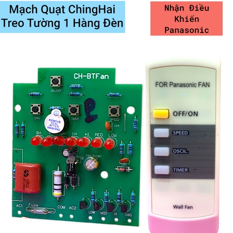 Mạch Quạt ChingHai Treo Tường 1 Hàng Đèn và 2 Hàng Đèn Chất Lượng Tốt