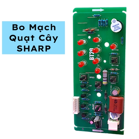 Mạch Quạt Cây Sharp - Mạch Thay Thế Nhận Khiển Zin