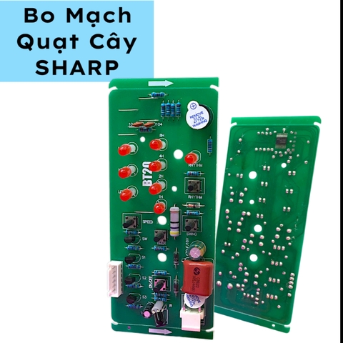 Mạch Quạt Cây Sharp - Mạch Thay Thế Nhận Khiển Zin