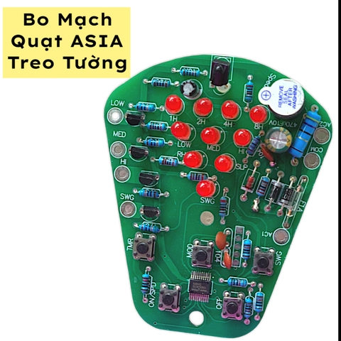 Bo Mạch Quạt Asia Treo Tường - Mạch Thay Thế Độ Bền Cao