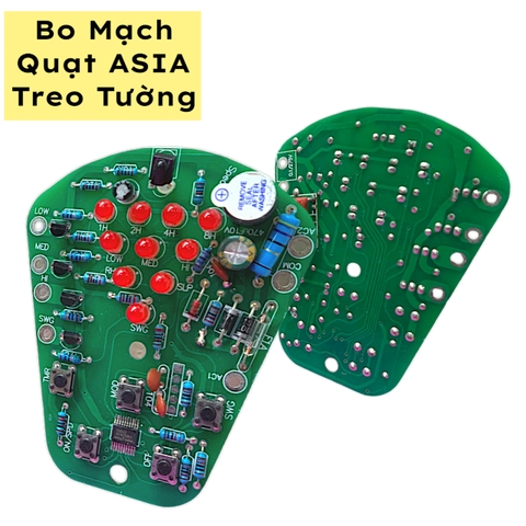 Bo Mạch Quạt Asia Treo Tường - Mạch Thay Thế Độ Bền Cao