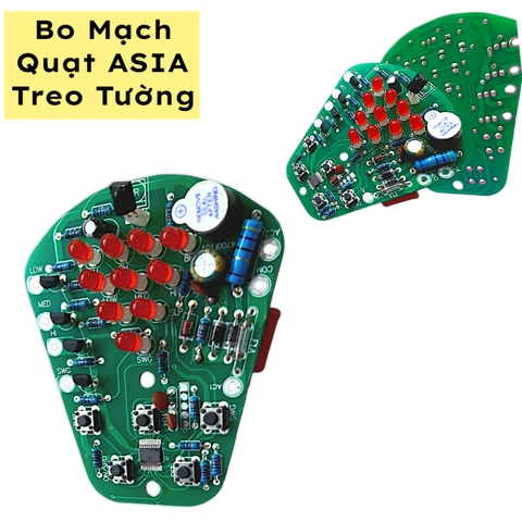Bo Mạch Quạt Asia Treo Tường - Mạch Thay Thế Độ Bền Cao