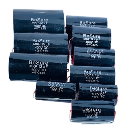 Tụ Phân Tần Loa BeSure  22uF và 15uF 400V Loại Tốt