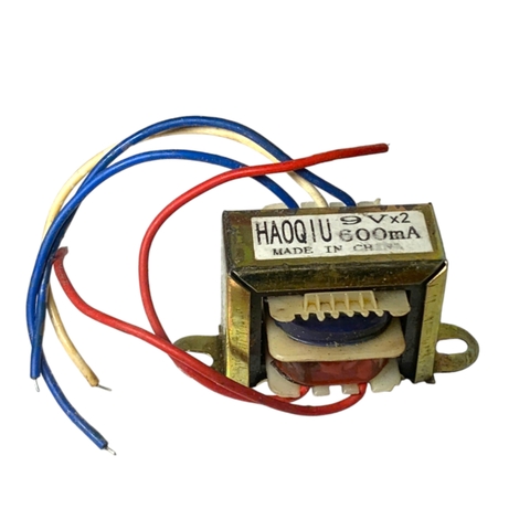 Biến Áp 9Vx2 600mA Kích Thước 30mm x 65mm