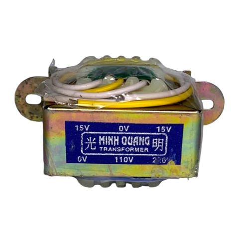 Biến Áp Đối Xứng 15V Minh Quang 850mA và 350mA