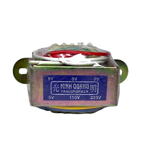 Biến Áp Đối Xứng 9V Minh Quang 850mA và 350mA