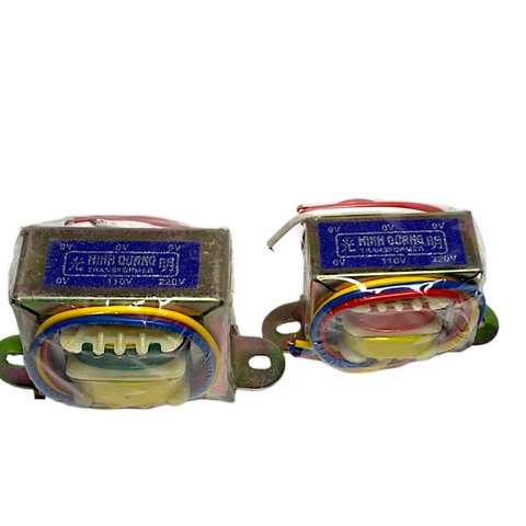Biến Áp Đối Xứng 9V Minh Quang 850mA và 350mA