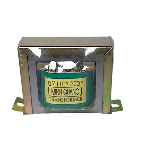 Biến Áp 1A 12v AC vào 220v ra AC 12v 0 12v  Minh Quang