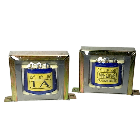 Biến áp 1A 15v AC vào 220v ra AC 15v - 15v - 1A Minh Quang