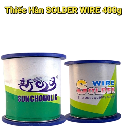 Thiếc Hàn 400g  SOLDER WIRE – Thành Phần 60/40 – Dây 1mm 0.8mm 1.2mm – Loại Cao Cấp