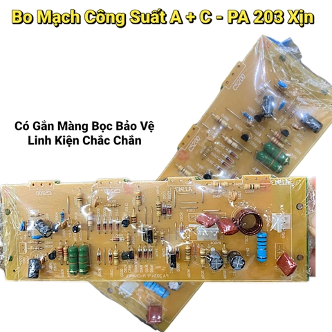 Mạch Công Suất Amly Jaguar PA 203 Chạy Sò A1942 + C5200 Hàng Xịn
