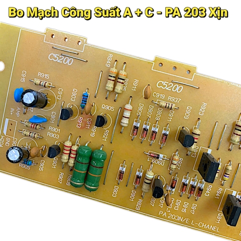 Mạch Công Suất Amly Jaguar PA 203 Chạy Sò A1942 + C5200 Hàng Xịn