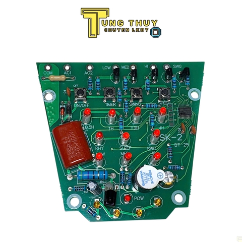 Mạch Quạt Treo Tường SenKo TR1683 - Bo Mạch Thay Thế Mặt Vát