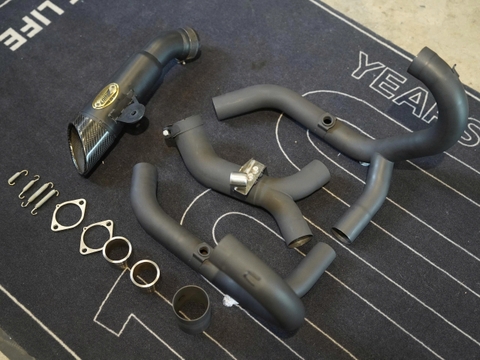 Pô Zard full system GP cho BMW RNineT - Black (Carbon endcap)  - 408