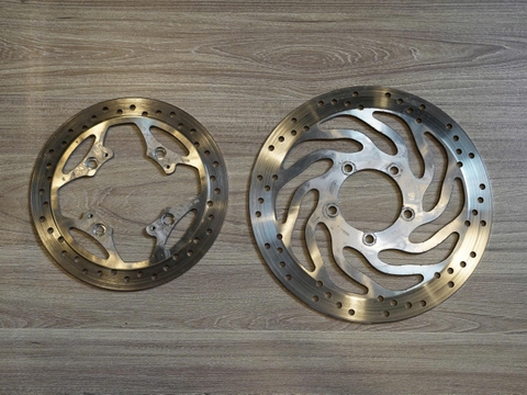 Cặp đĩa thắng trước sau zin Triumph Scrambler 900 - 463 KG