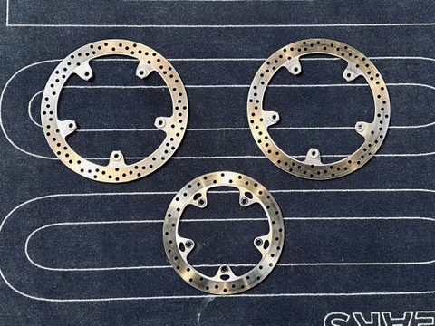 Cặp đĩa thắng trước + đĩa thắng sau zin BMW R Ninet - 550 KG