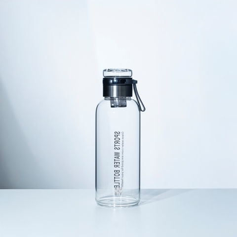 Bình thủy tinh cao cấp 1200ml, nắp làm cốc