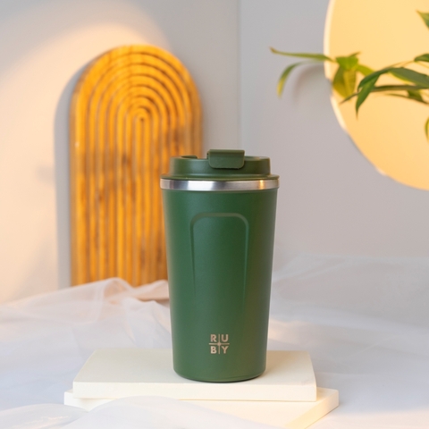 Cốc giữ nhiệt R01510 - Màu lục