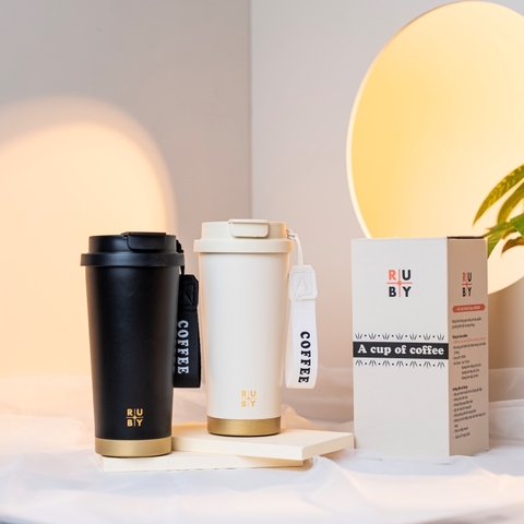Cốc giữ nhiệt Ruby R00500 - Màu đen