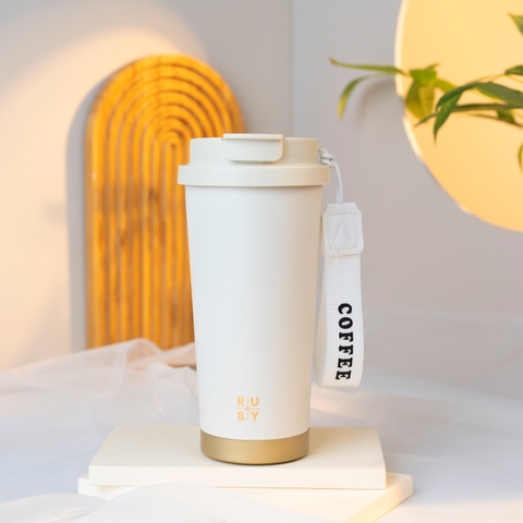 Cốc giữ nhiệt Ruby R00500- Màu trắng