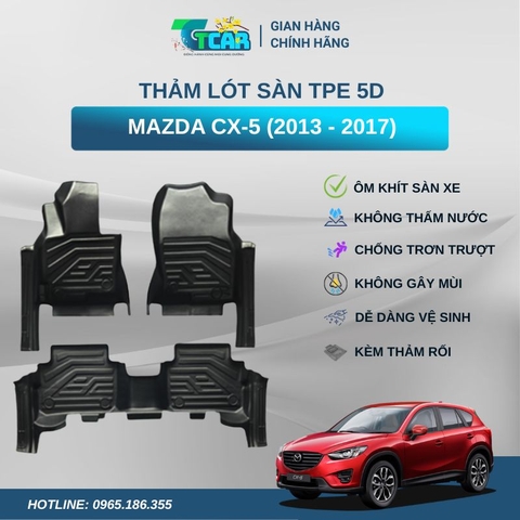 Thảm lót sàn TPE 5D Mazda CX-5 (2013 - 2017)