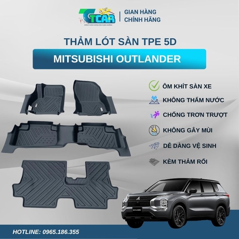 Thảm lót sàn TPE 5D Mitsubishi Outlander